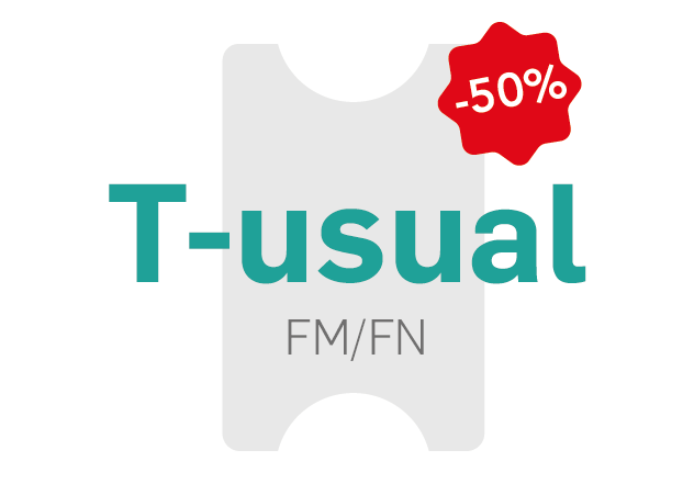 Visual of the T-usual FM/FN title
